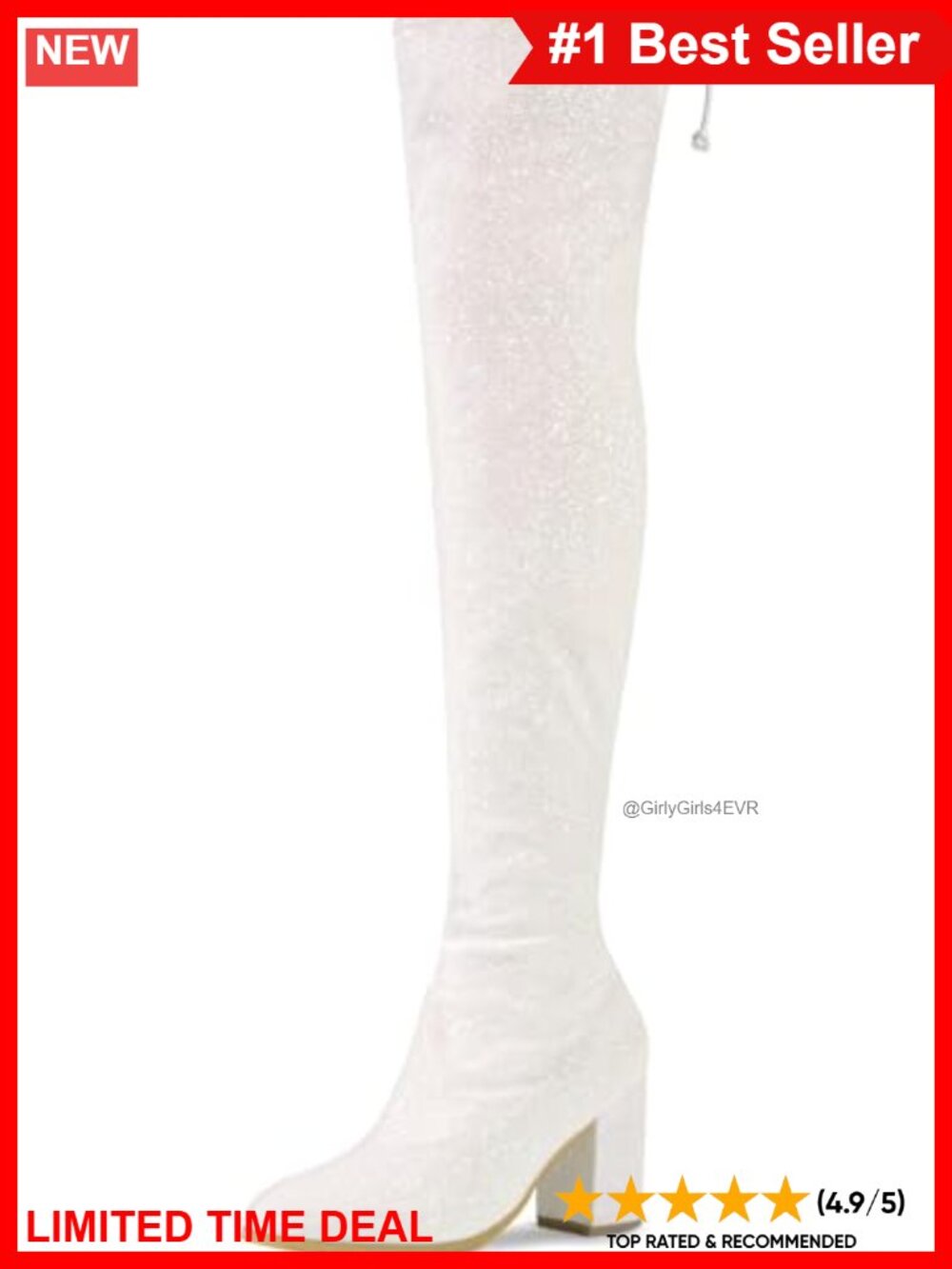 Faux Suede Over the Knee High Boots Chunky Heel Round Toe Lace Up